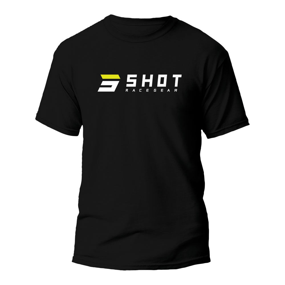 SHOT TEAM CASUAL T-SHIRT BLACK S