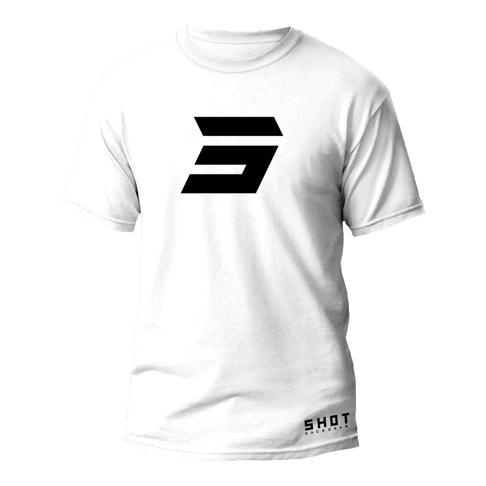 SHOT SYMBOL 2.0 CASUAL T-SHIRT WHITE L