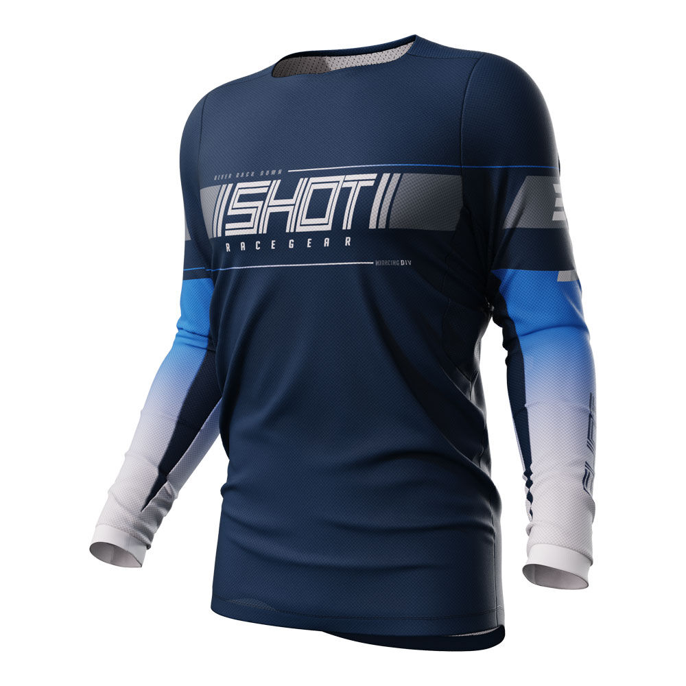 SHOT CONTACT JERSEY INDY BLUE M