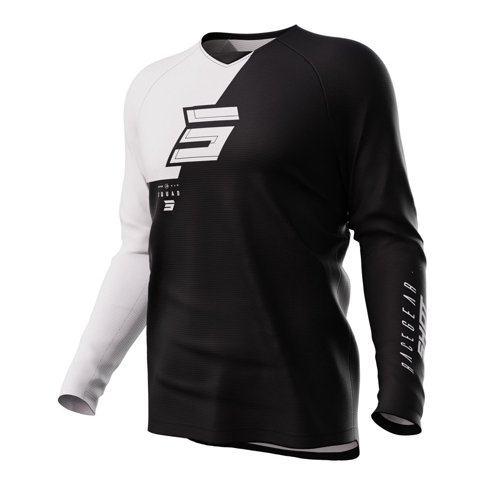 SHOT RAW JERSEY SQUAD BLACK S