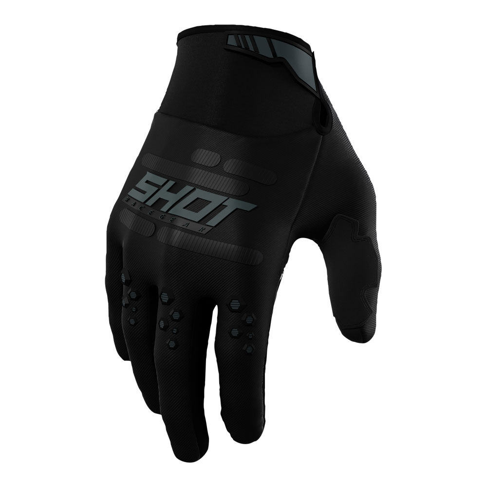 SHOT VISION GLOVES BLACK 08/S