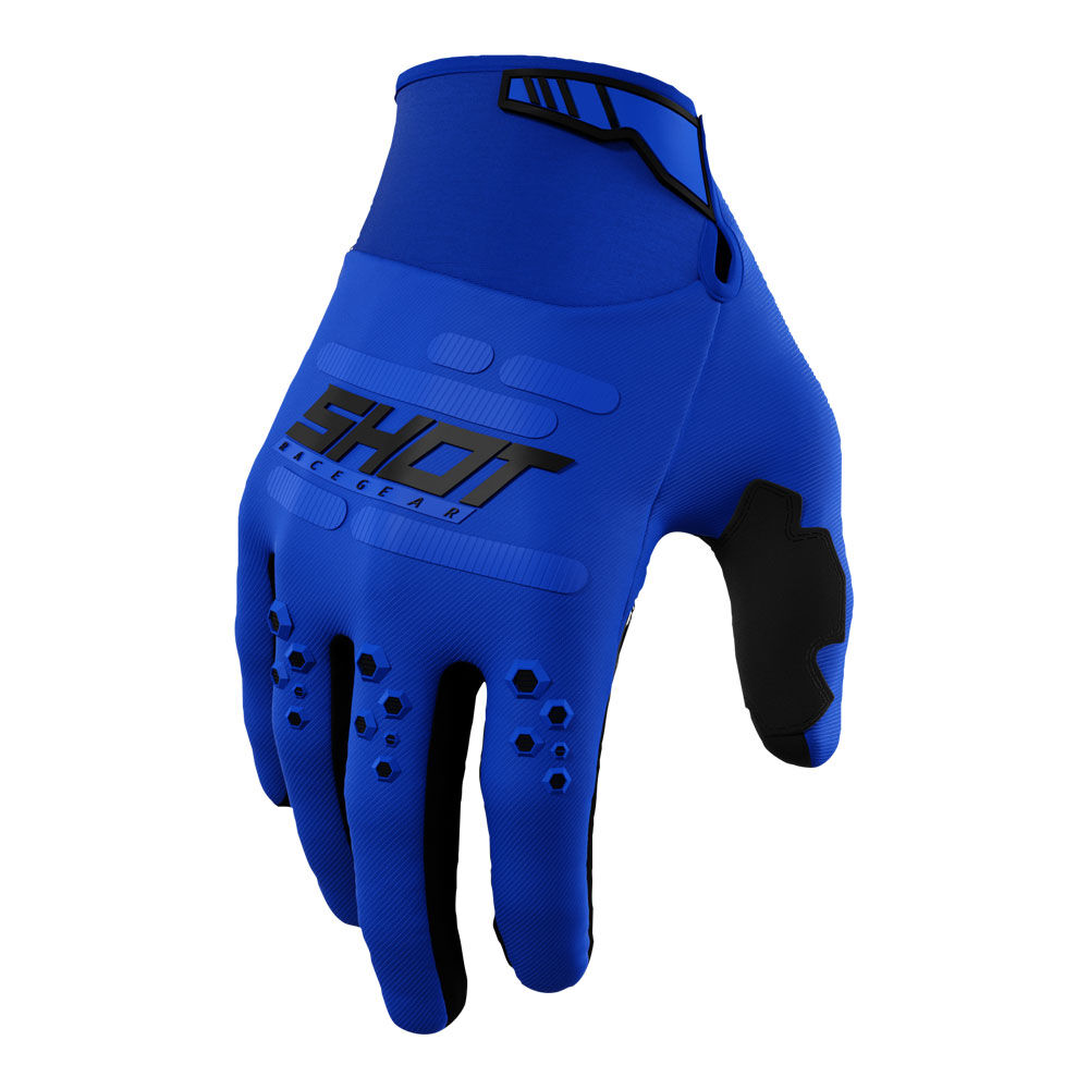 SHOT VISION GLOVES BLUE 08/S