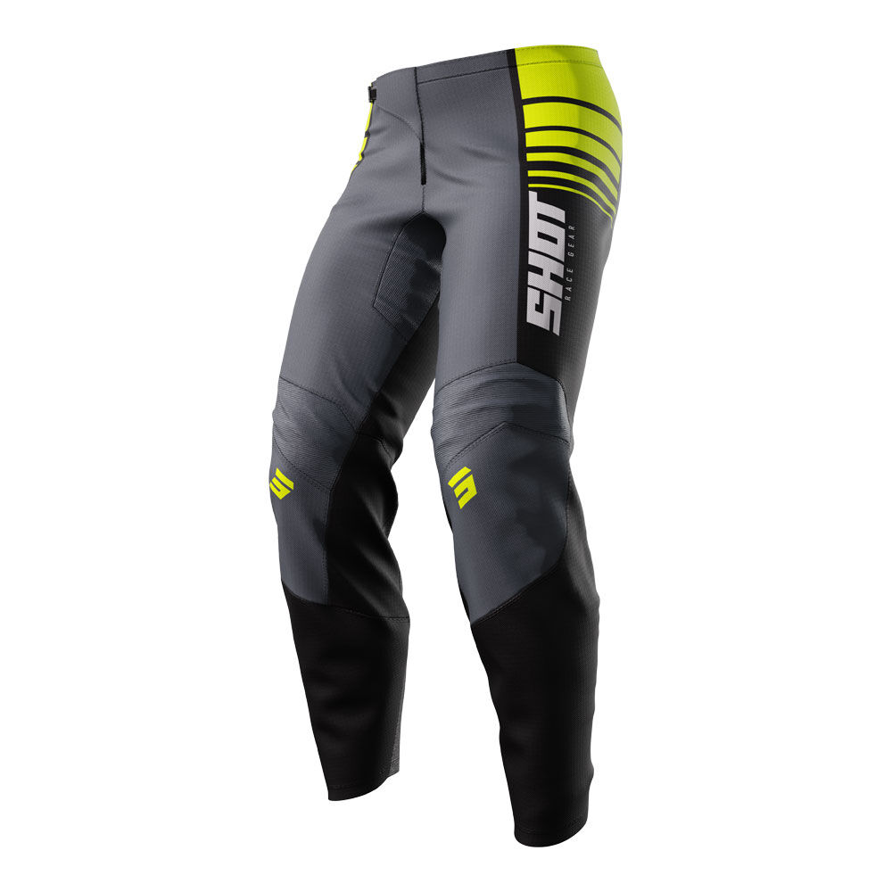 SHOT RAW KIDS PANTS PEAK NEON YELLOW 4/5