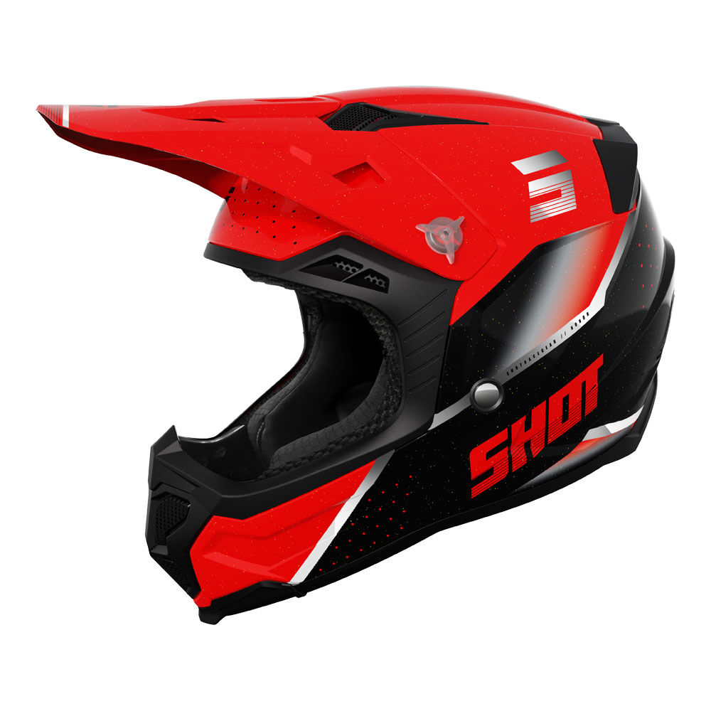 SHOT CORE HELMET HONOR RED PEARLY S