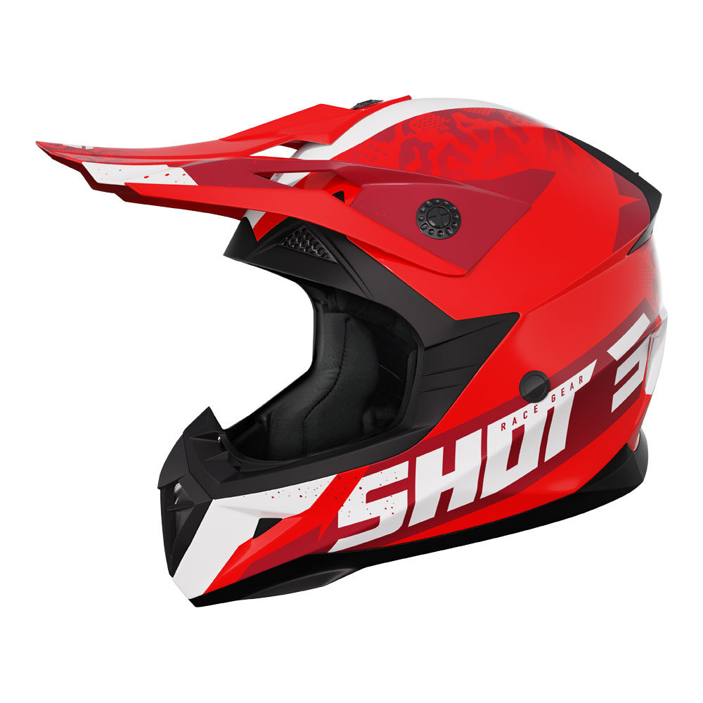 SHOT PULSE KIDS HELMET AIRFIT RED GLOSSY S