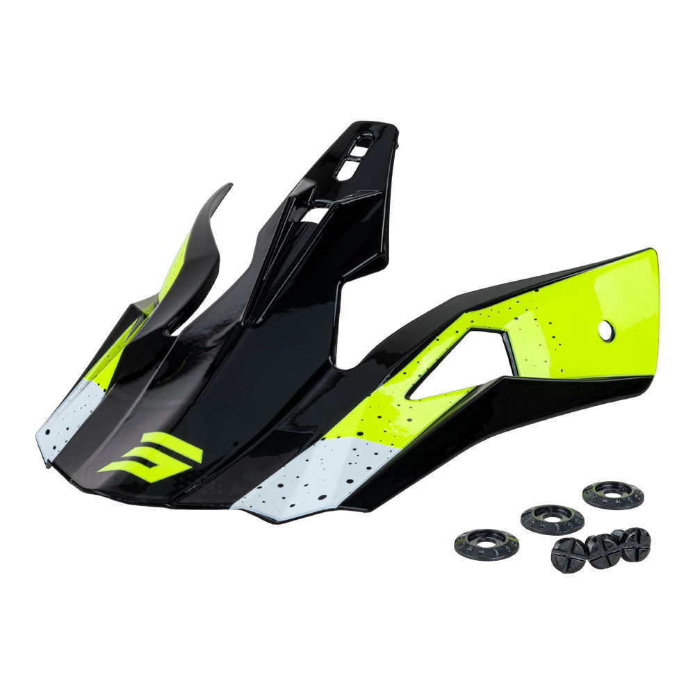 SHOT PULSE KIDS REPLACEMENT PEAK AIRFIT BLK/WHT/NEON YELLOW