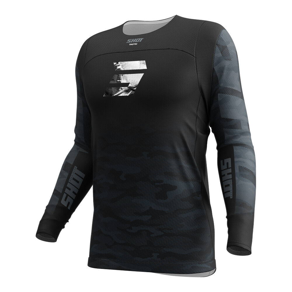 SHOT CONTACT TACTIC JERSEY BLACK/GREY XS