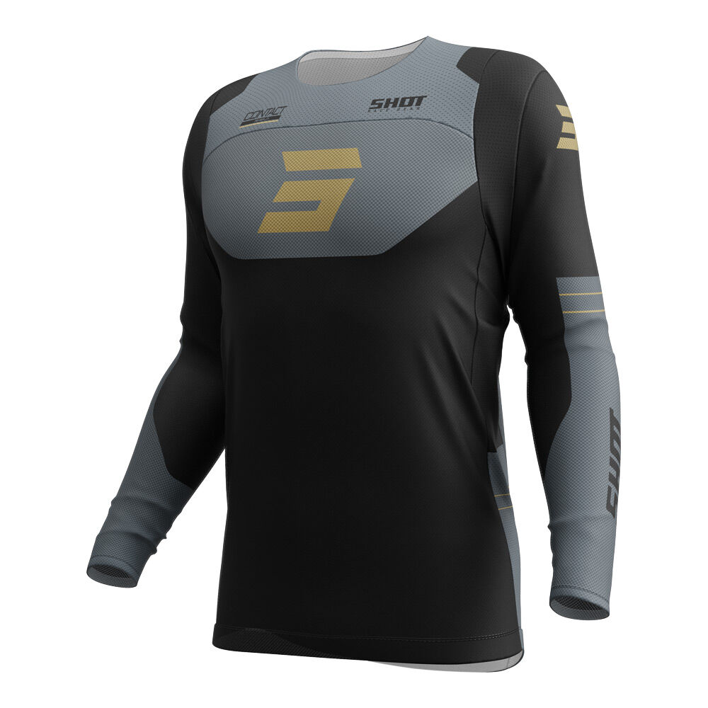 SHOT CONTACT SHIELD JERSEY GOLD S