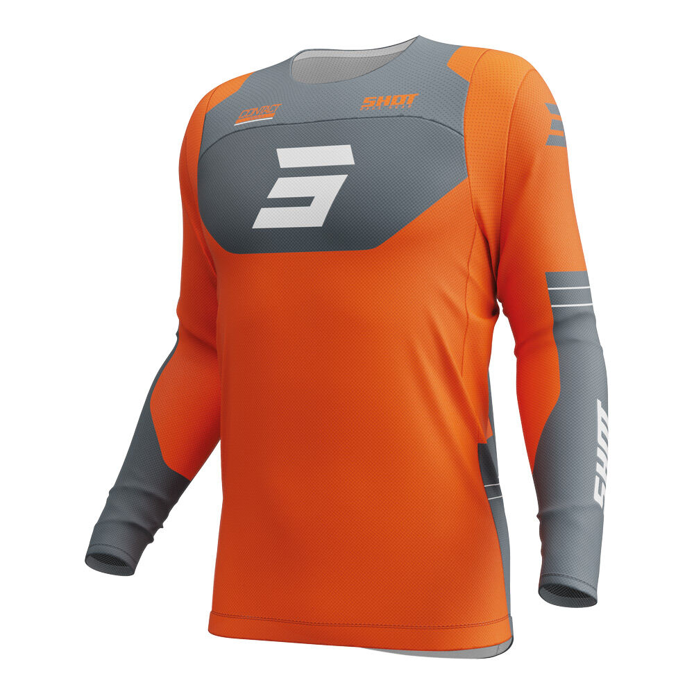 SHOT CONTACT SHIELD JERSEY ORANGE S
