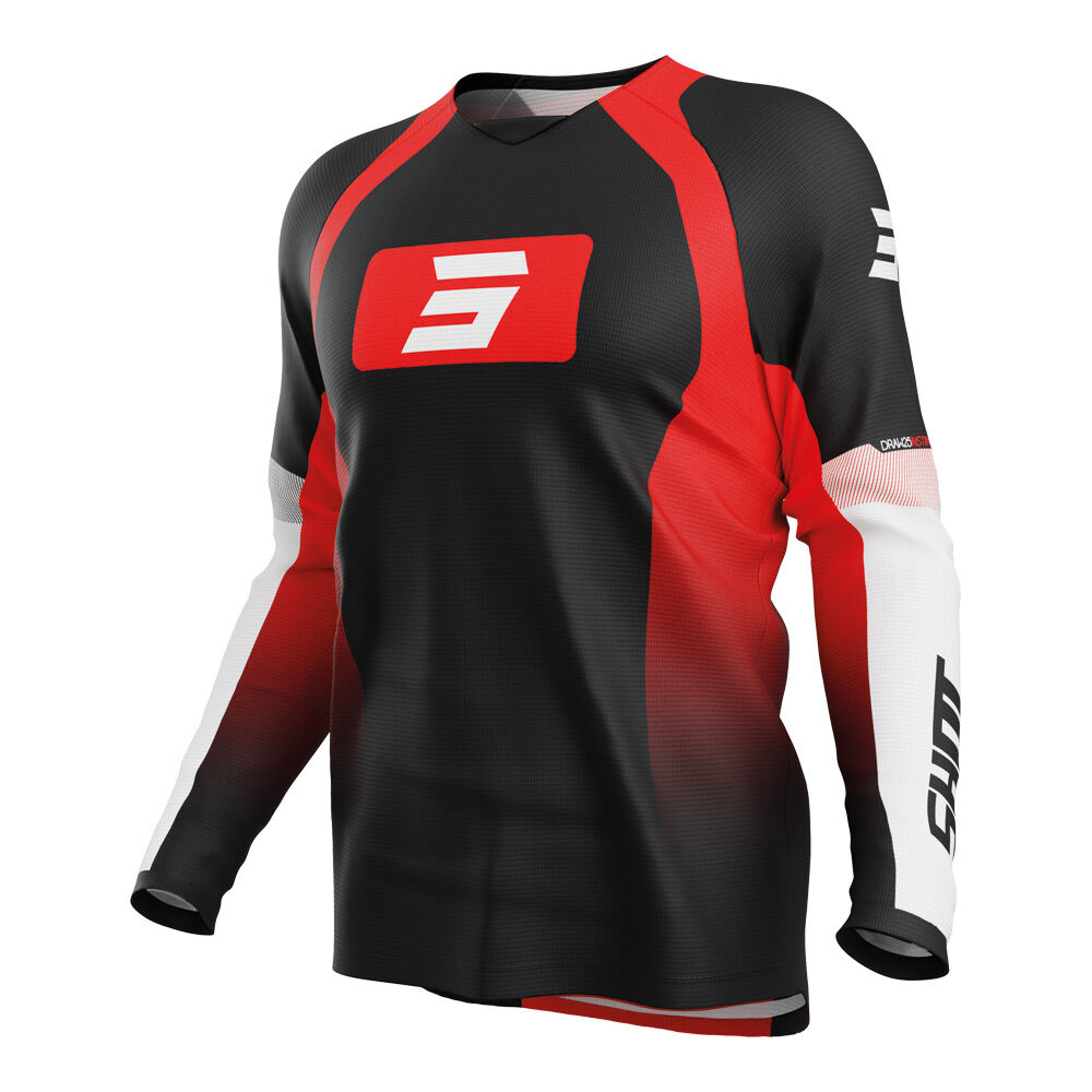 SHOT DRAW INSTINCT JERSEY RED XS