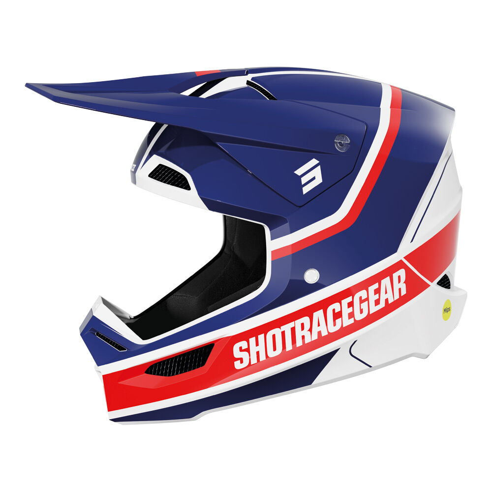 SHOT RACE MYTHIC HELMET BLUE/RED GLOSSY S