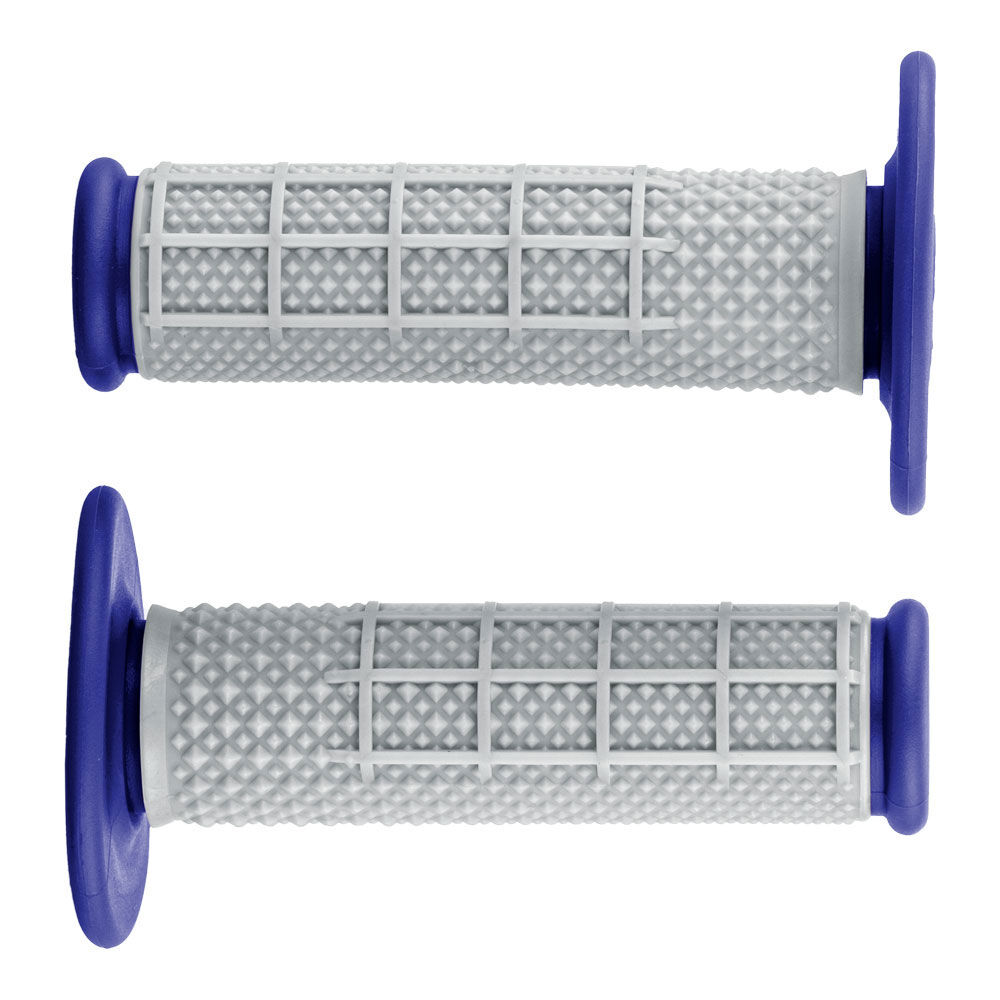 STATES MX PRO SERIES DIAMOND MX HAND GRIPS HALF WAFFLE BLUE