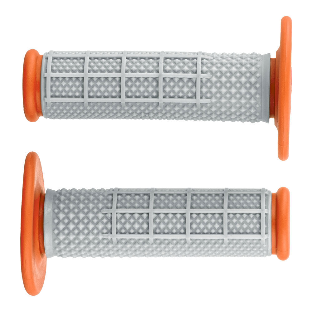 STATES MX PRO SERIES DIAMOND MX HAND GRIPS HALF WAFFLE ORANGE