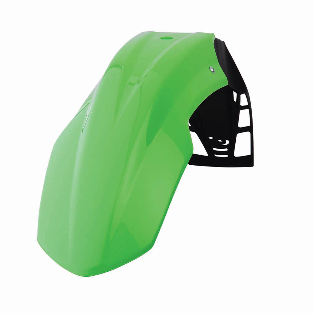 POLISPORT FRONT FENDER FREE FLOW UNIVERSAL - GREEN