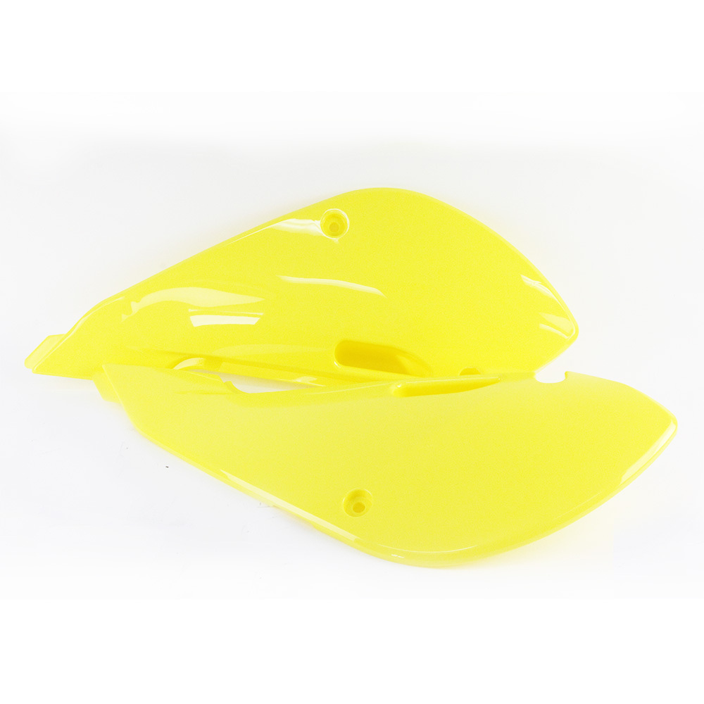 POLISPORT SIDE COVERS KX KLX RM DRYELLOW