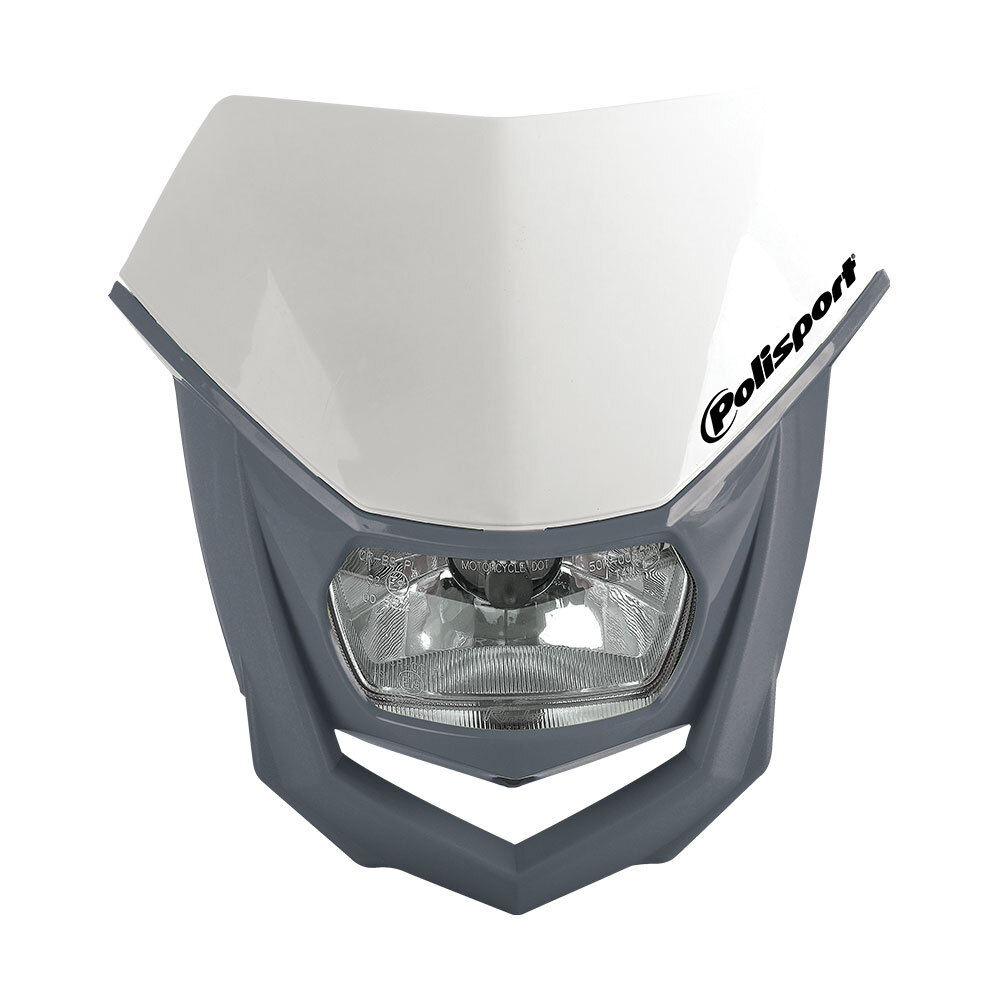 POLISPORT HEADLIGHT HALO - NARDO GREY/WHITE [B6]