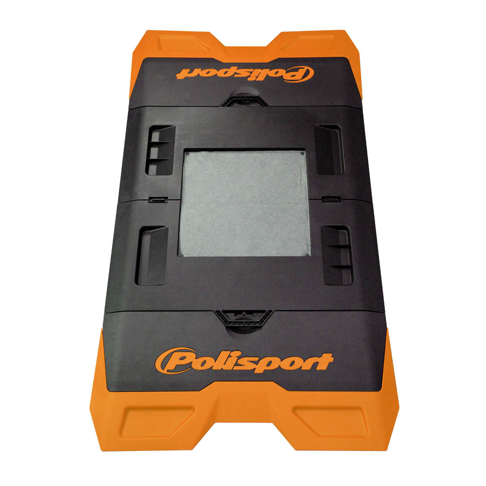 POLISPORT FOLDABLE BIKE MAT - KTM ORANGE/BLACK