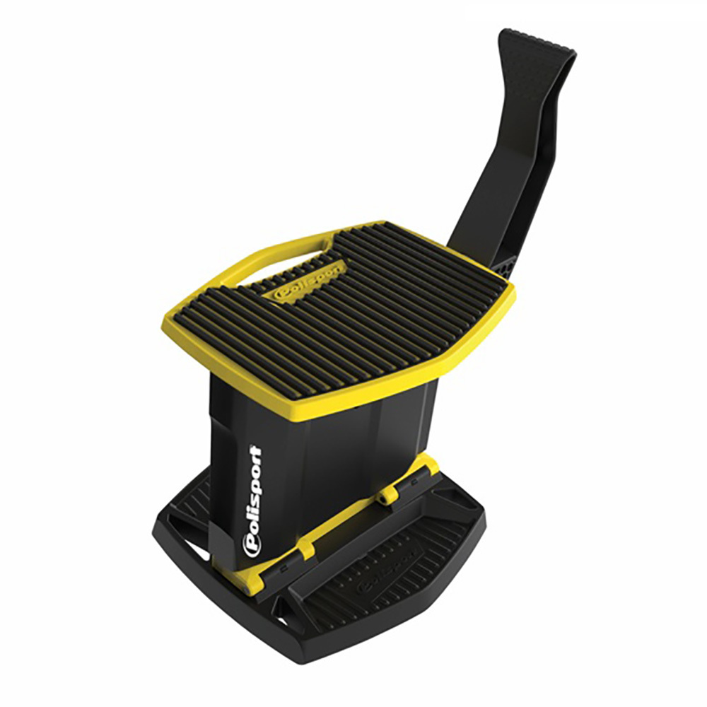 POLISPORT FOLDING LIFT STAND YELLOW [B2]