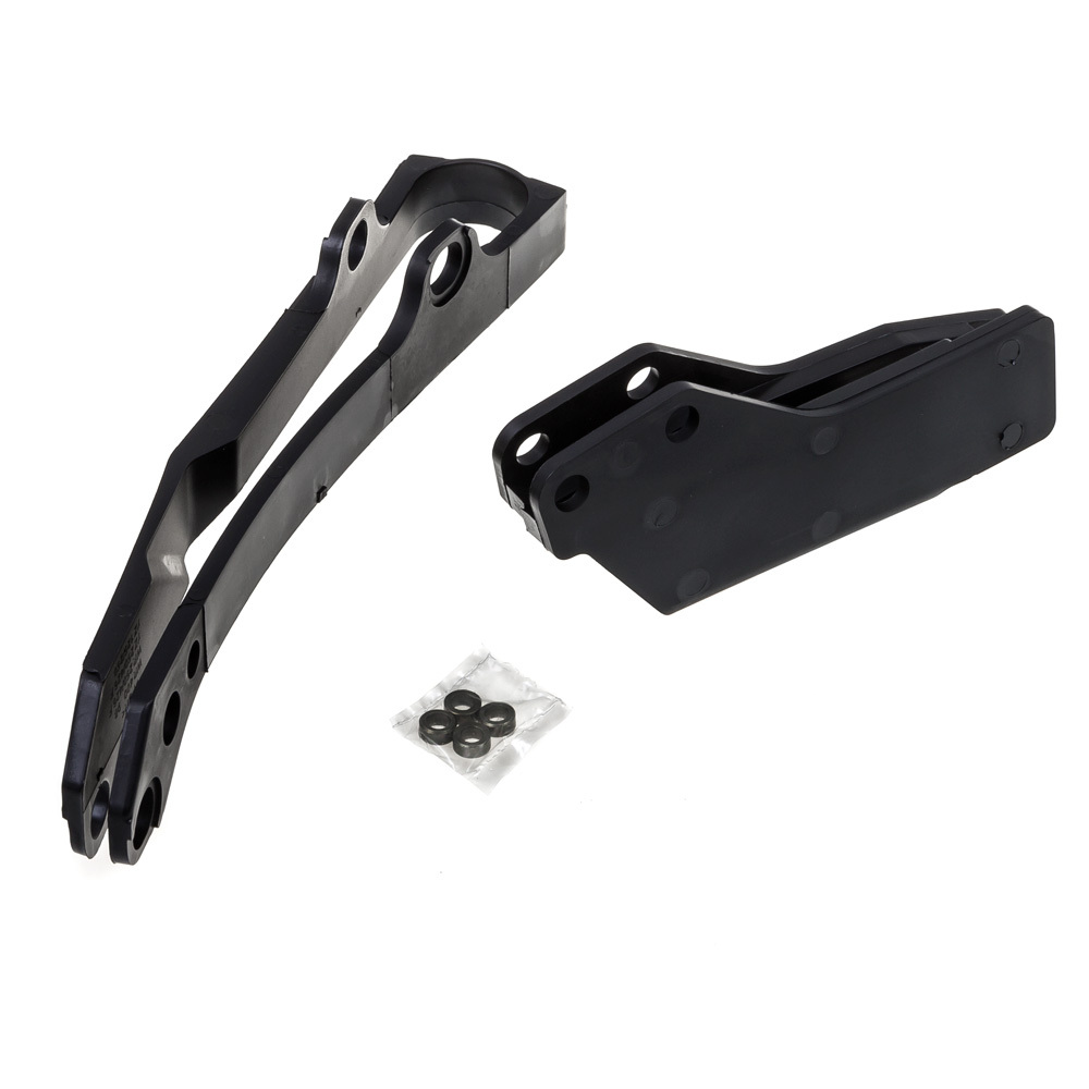 POLISPORT CHAIN GUIDE & SLIDER KIT YAMAHA - BLACK [B12]