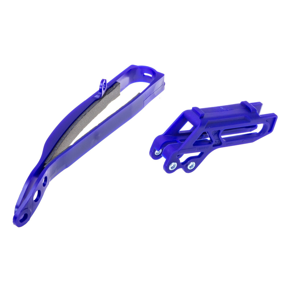 POLISPORT CHAIN GUIDE & SLIDER KIT YAMAHA - BLUE [B12]