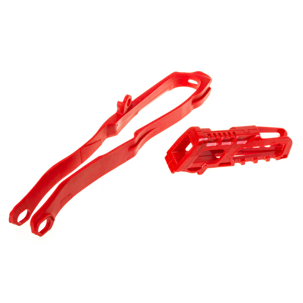 POLISPORT CHAIN GUIDE & SLIDER KIT HONDA - RED [B12]