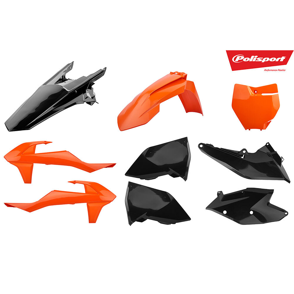 POLISPORT MX KIT KTM SX/SX-F 16-18 - ORANGE/BLACK