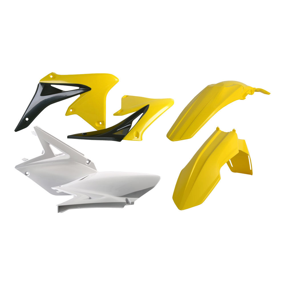 CEMOTO KIT SUZUKI RMZ250 (10-18) (WHITE SIDE PANELS)