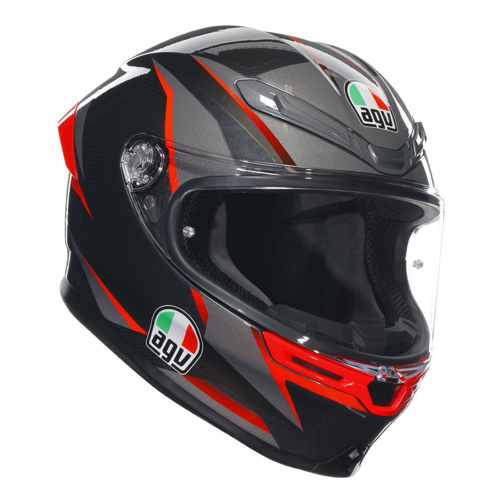 AGV K6S SLASHCUT BLACK/RED S