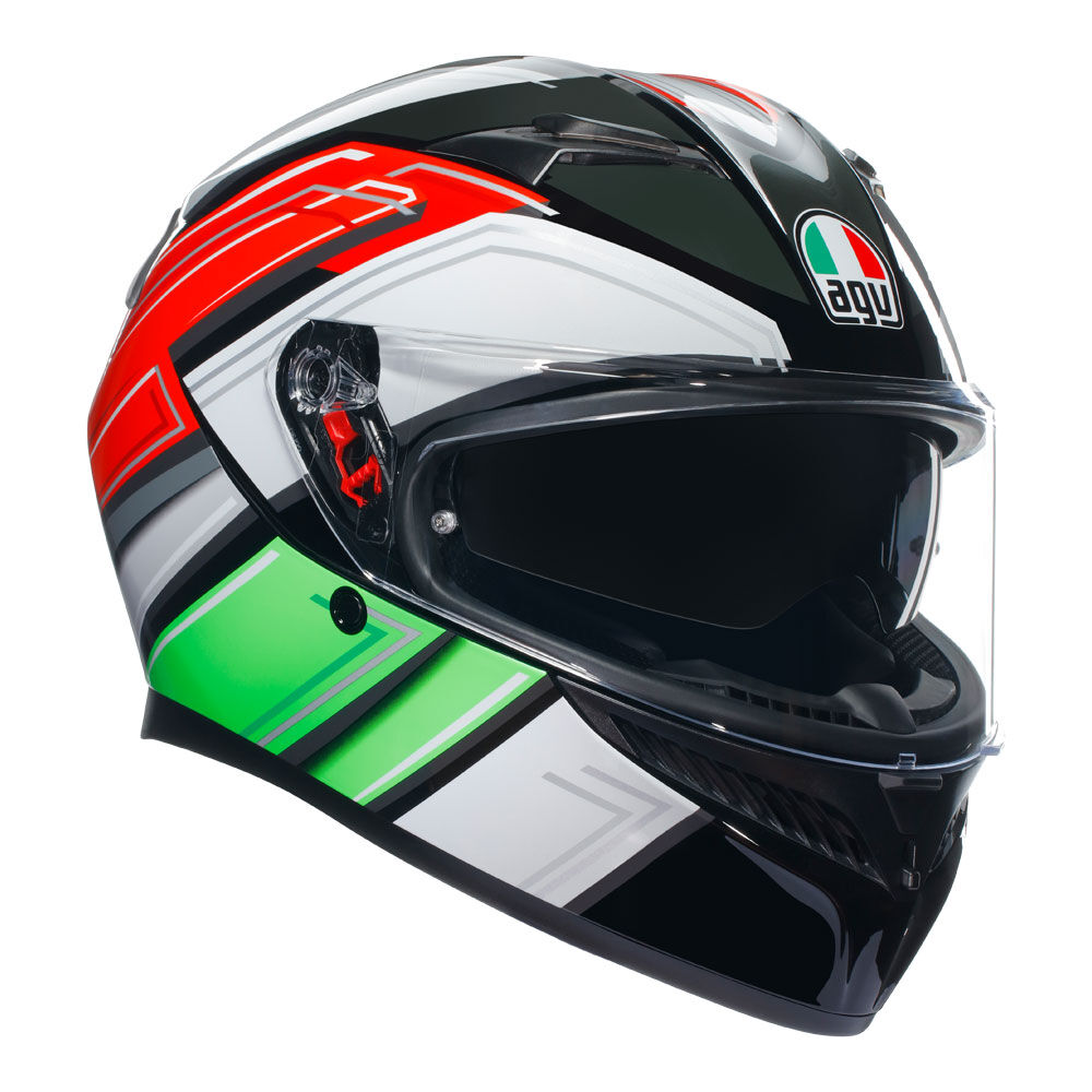 AGV K3 WING BLACK/ITALY S