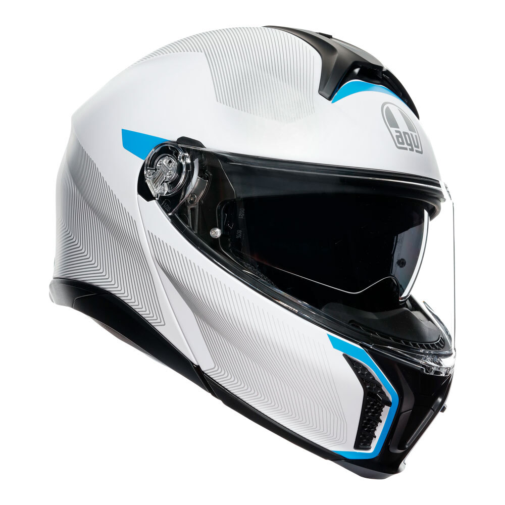 AGV TOURMODULAR FREQUENCY LIGHT GREY/BLUE S (211251E20Y006S)