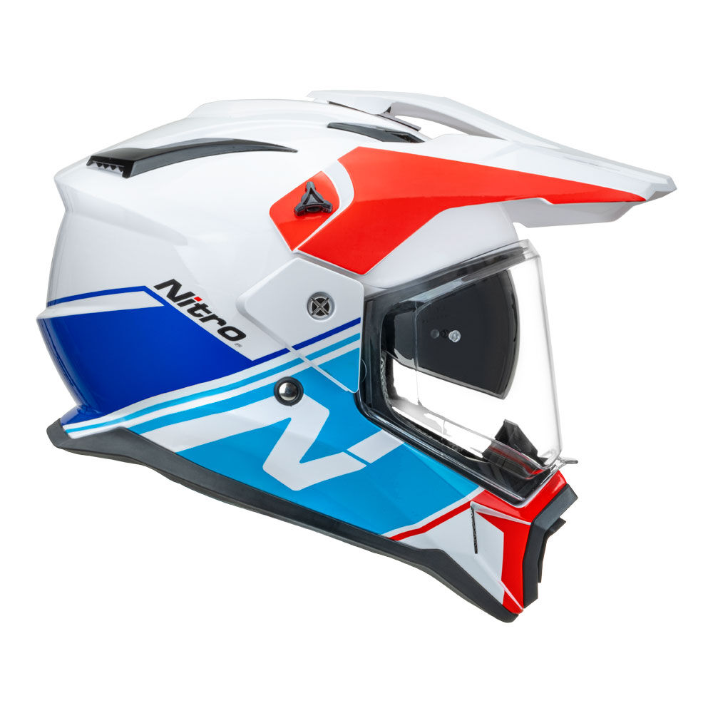 NITRO MX780 ADVENTURE GLOSS WHITE/L-BLUE/RED/BLUE S