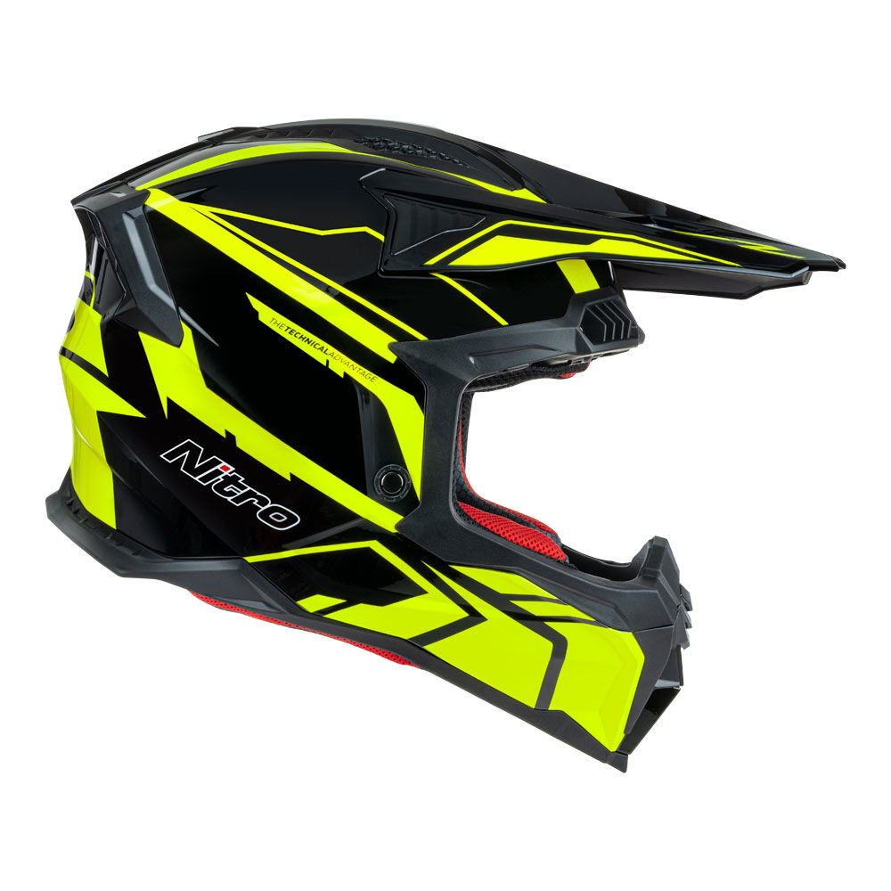 NITRO MX710 SHARD II FLURO YELLOW/BLACK S