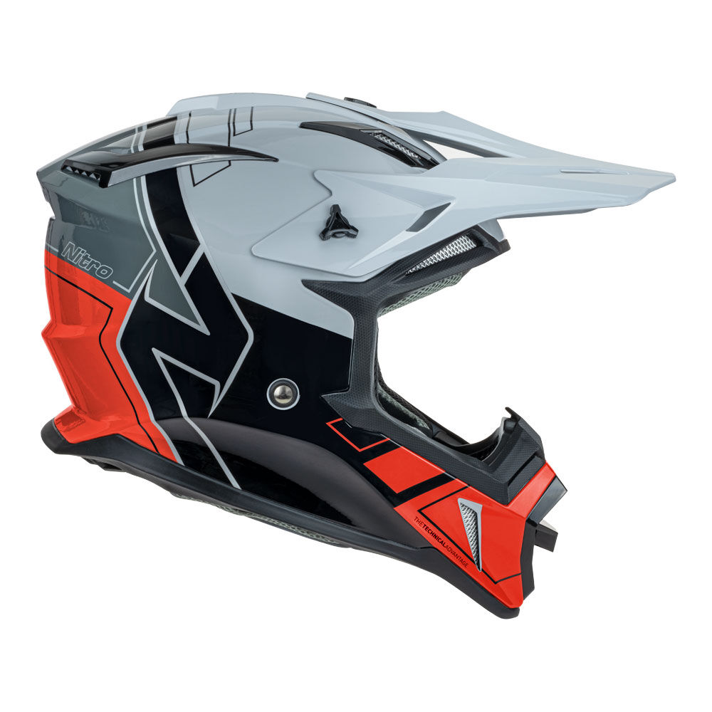 NITRO MX760 HYPER GLOSS SILVER/GREY/BLACK/RED S