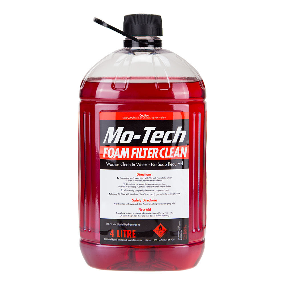 MO-TECH FOAM FILTER CLEAN 4L PET CTN4(DG3.3 - UN1300)