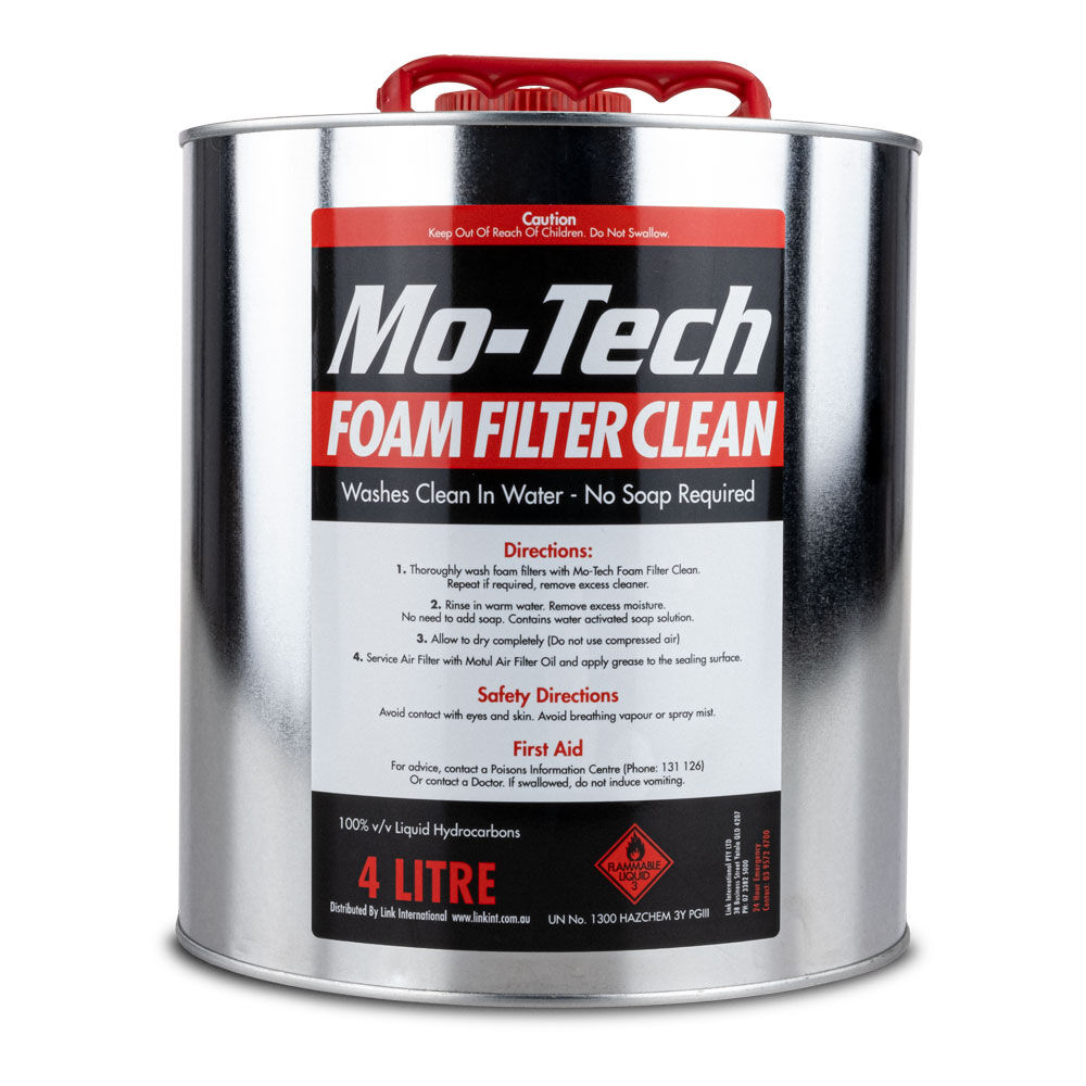 MO-TECH FOAM FILTER CLEAN 4L - METAL CAN (DG3.3 - UN1300)