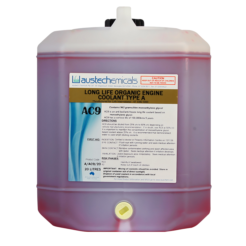 COOLANT AC-9 RED ORGANIC CONCENTRATE 20L