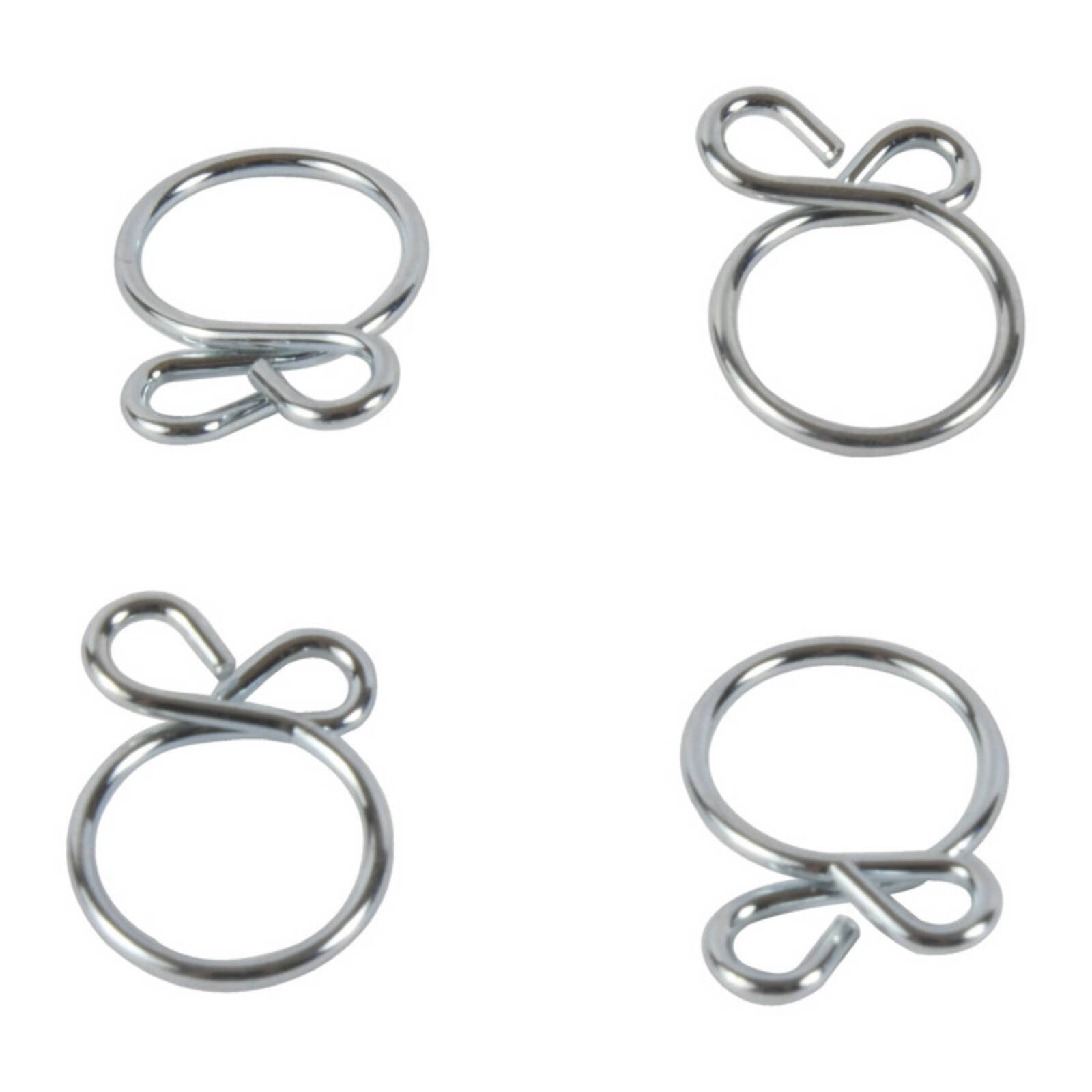 All Balls Racing Fuel Hose Clamp Kit - 11.5mm Wire (4 Pack)