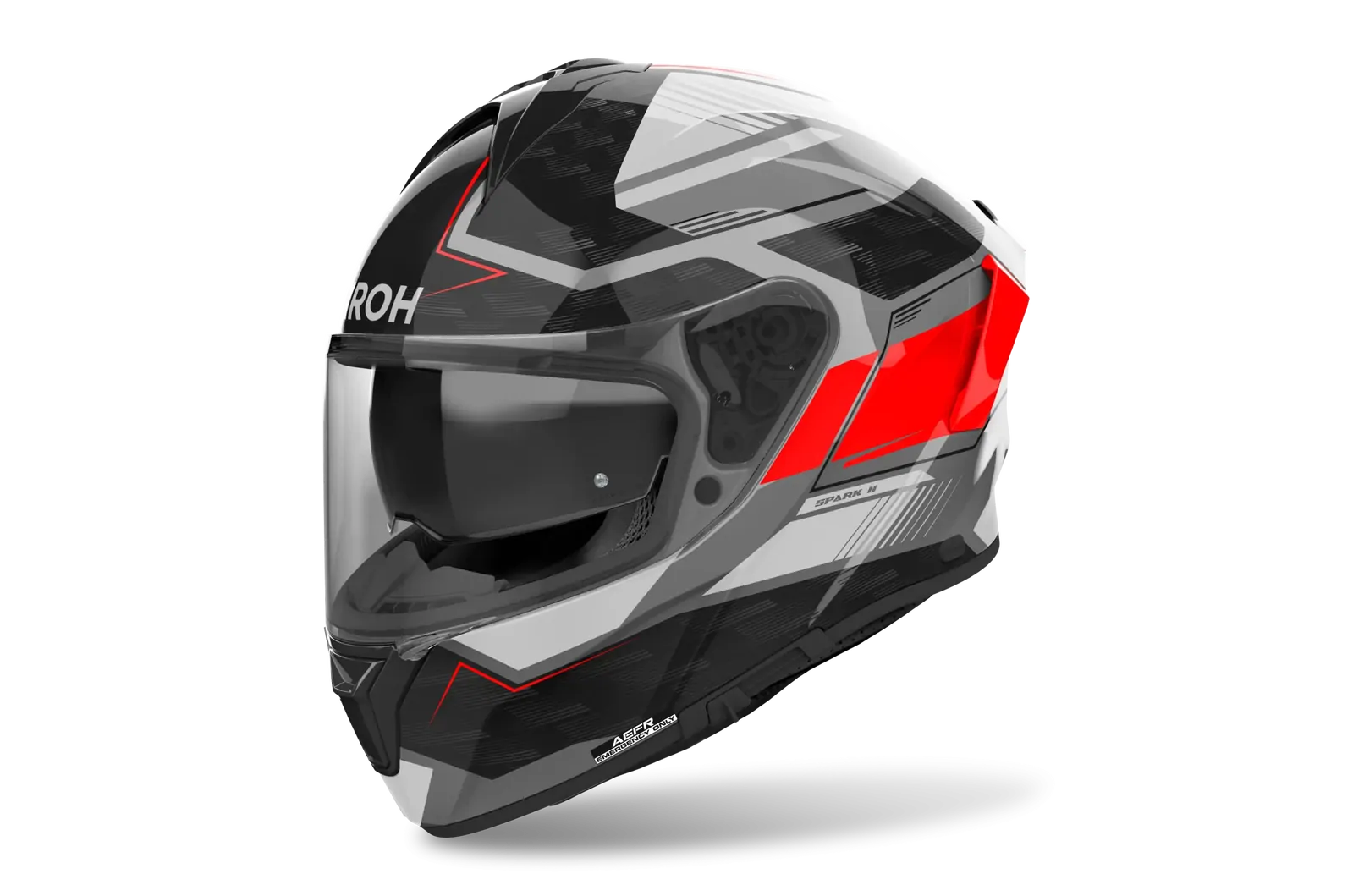 AIROH SPARK 2 'ZENITH' RED GLOSS HELMET