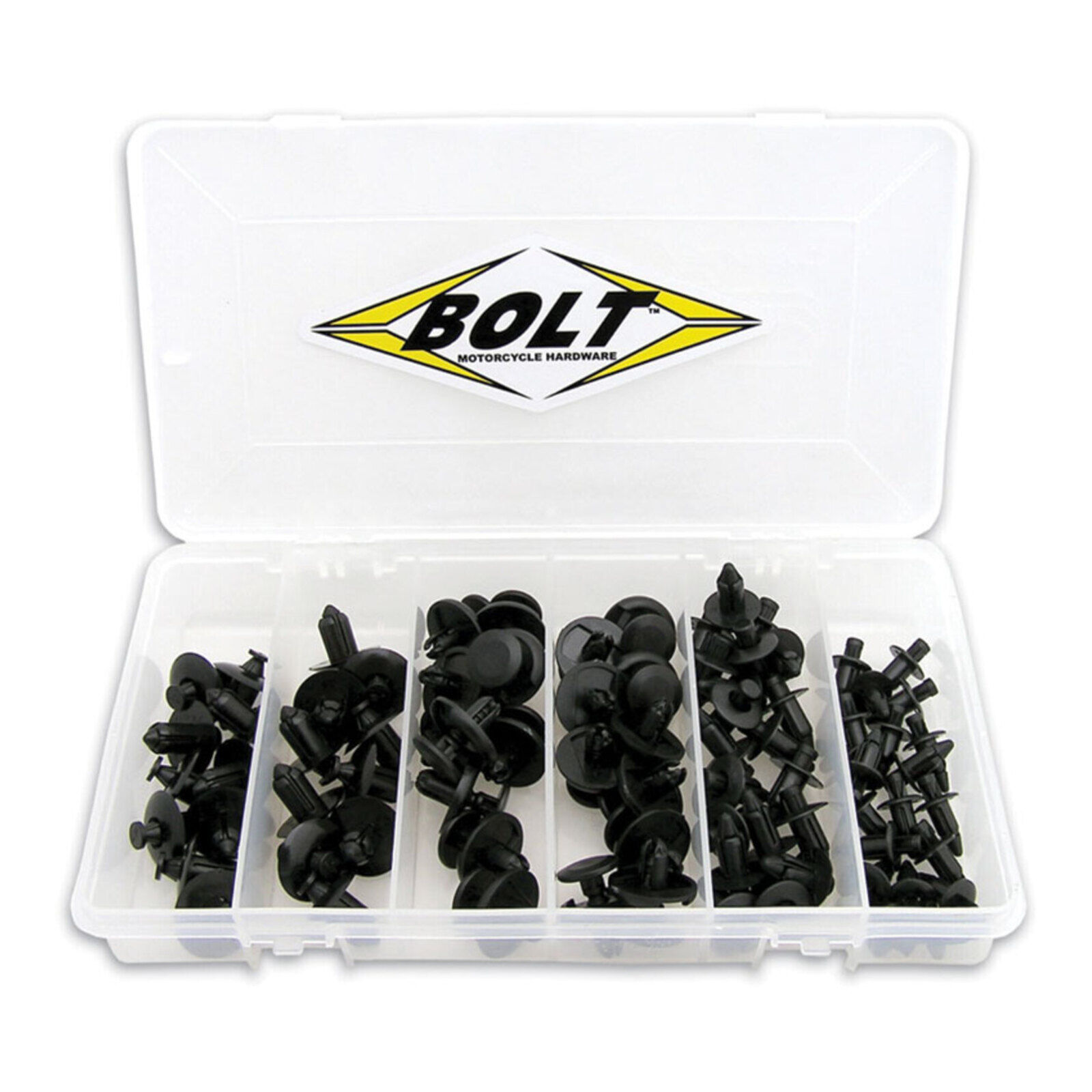 Bolt Rivet Assortment - 20 pcs: M6-Push / M7-Push / M7-Pry / M8-Push
