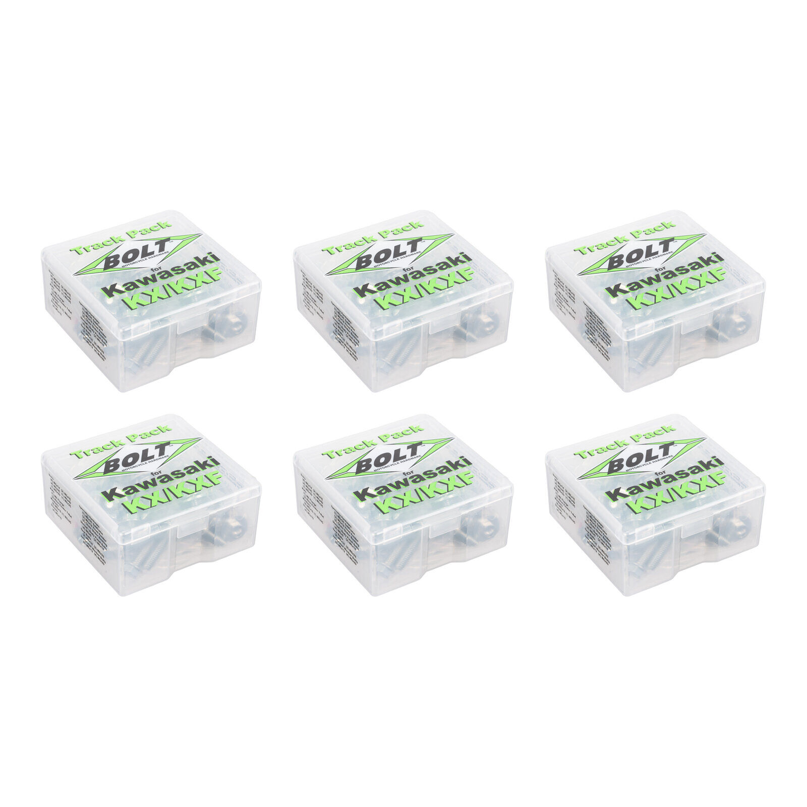 Bolt Track Pack for Kawasaki - 6 Kits Display