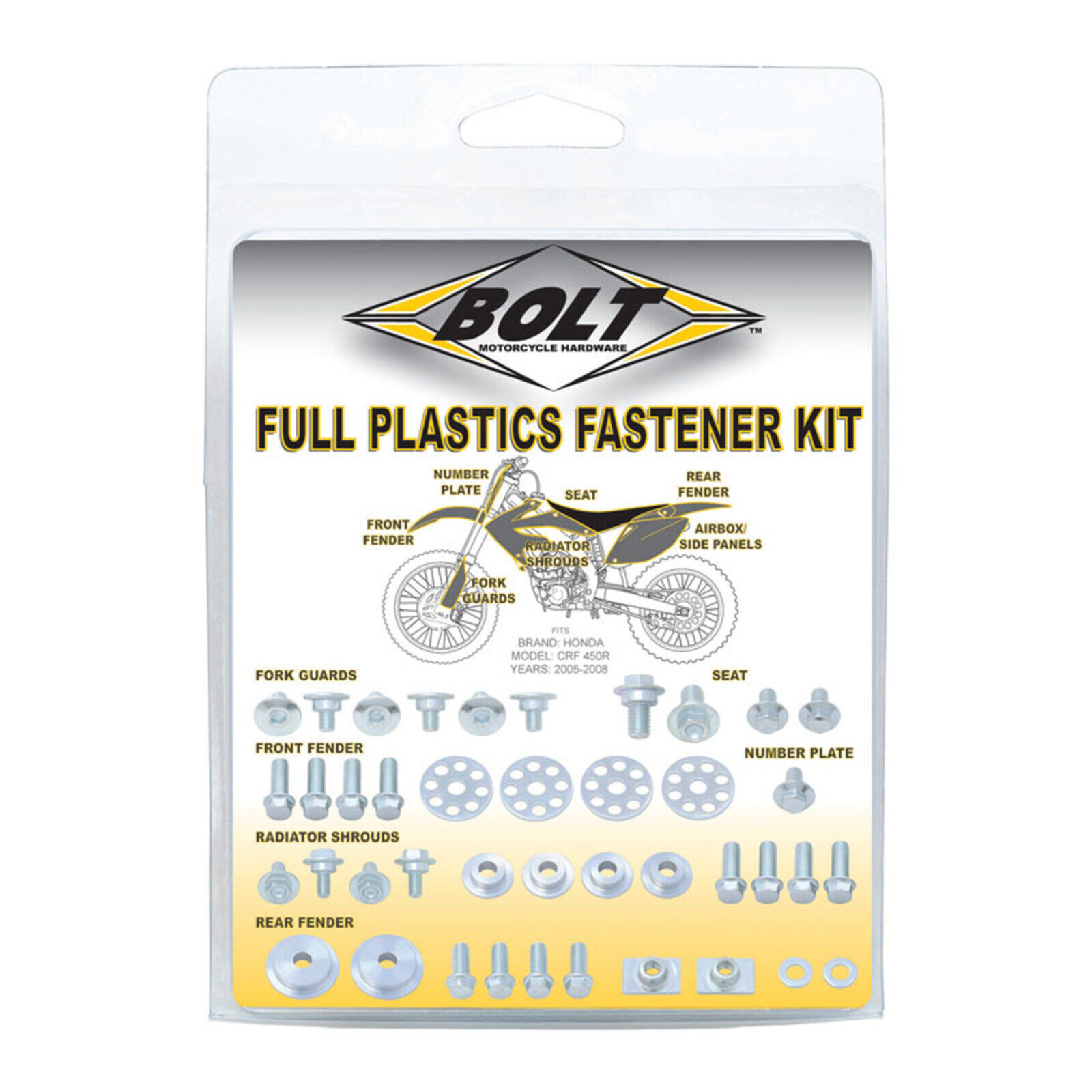 Bolt Body Work Fastener Kit Honda CRF150F/230F '03-'14