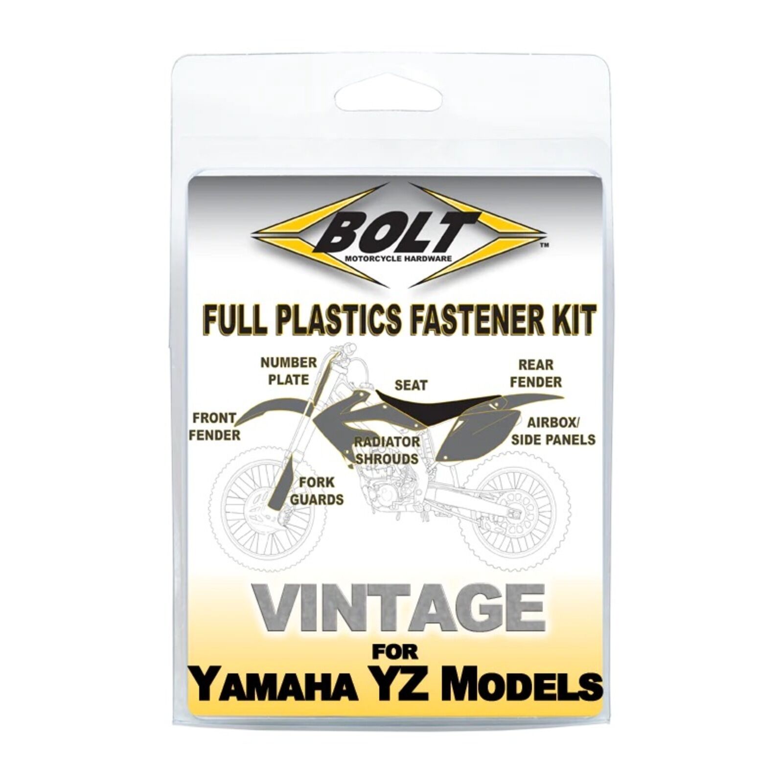 Bolt Body Work Fastener Kit Yamaha YZ/WR250/400/426F '98-'02