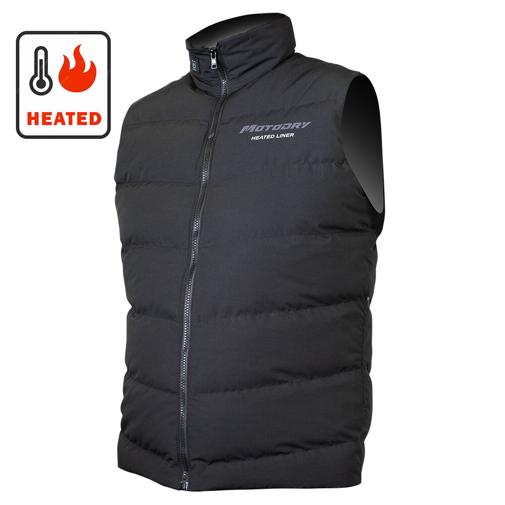 MOTODRY HEATED VEST MENS BLACK - S