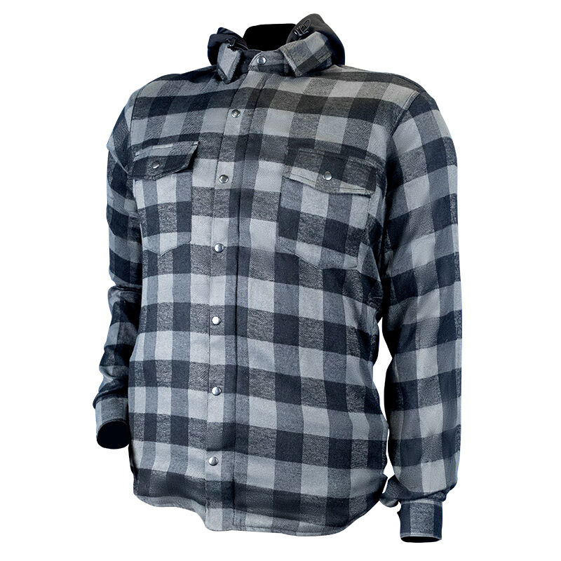 MOTODRY "HUNTER" HOODIE BLACK/GREY - L