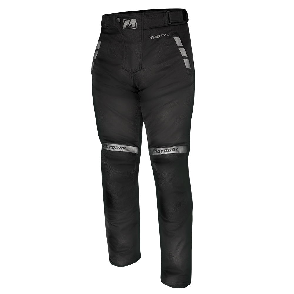 MOTODRY THERMO PANTS BLACK - S