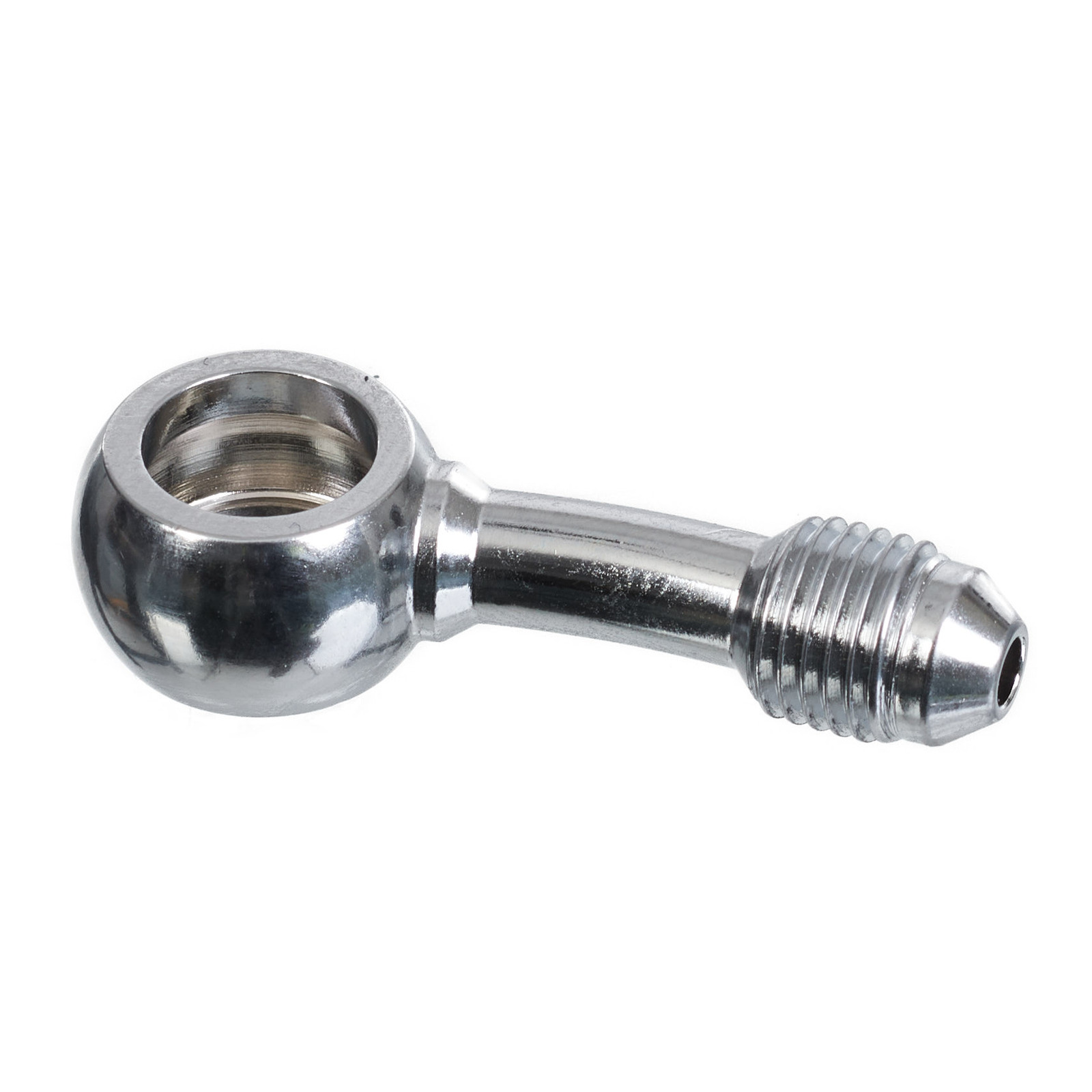 Whites Brake - 10mm Banjo - 15°@90 Chrome Steel