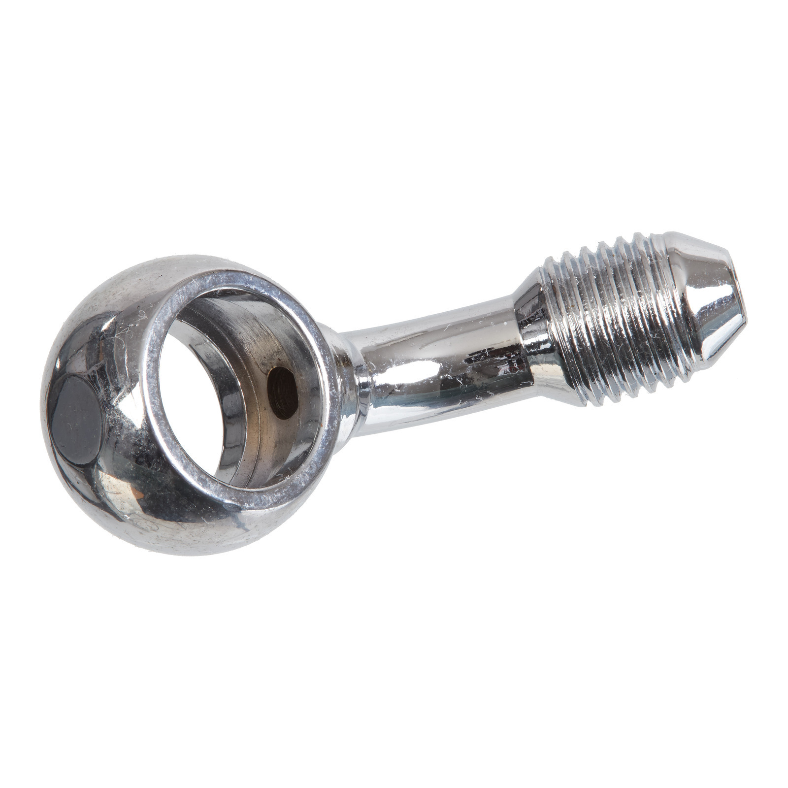 Whites Brake - 11mm (7/16") Banjo - 45° Chrome Steel
