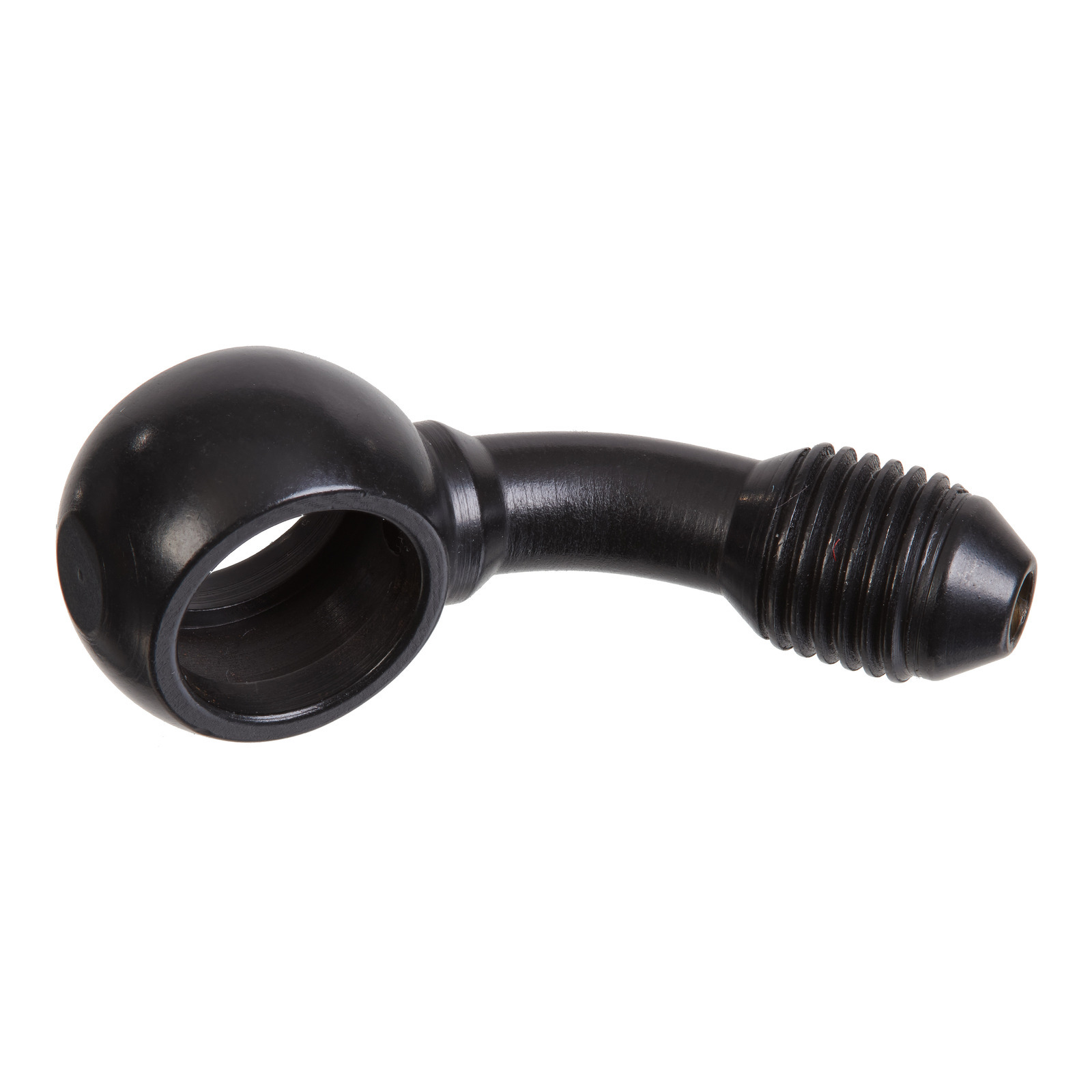 Whites Brake - 11mm (7/16") Banjo - 45° Steel Black