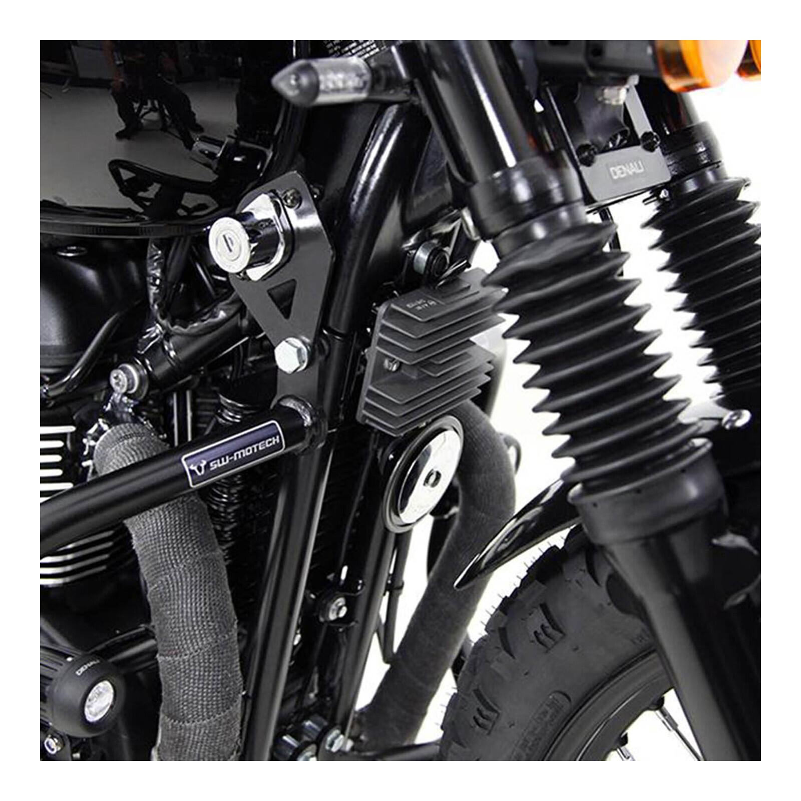 Denali Rectifier & Horn Relocation Bracket - Triumph Bonneville Thruxton