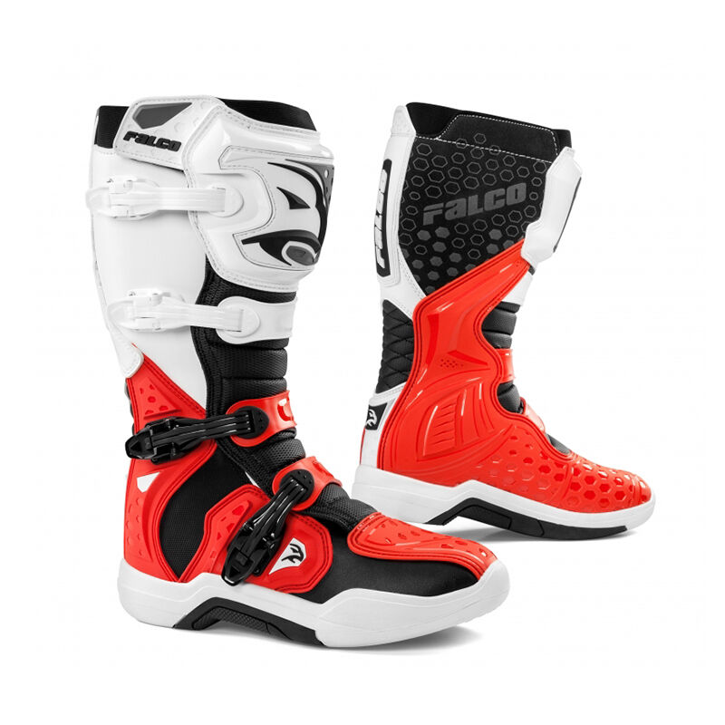 FALCO LEVEL WHITE/RED BOOTS - 39
